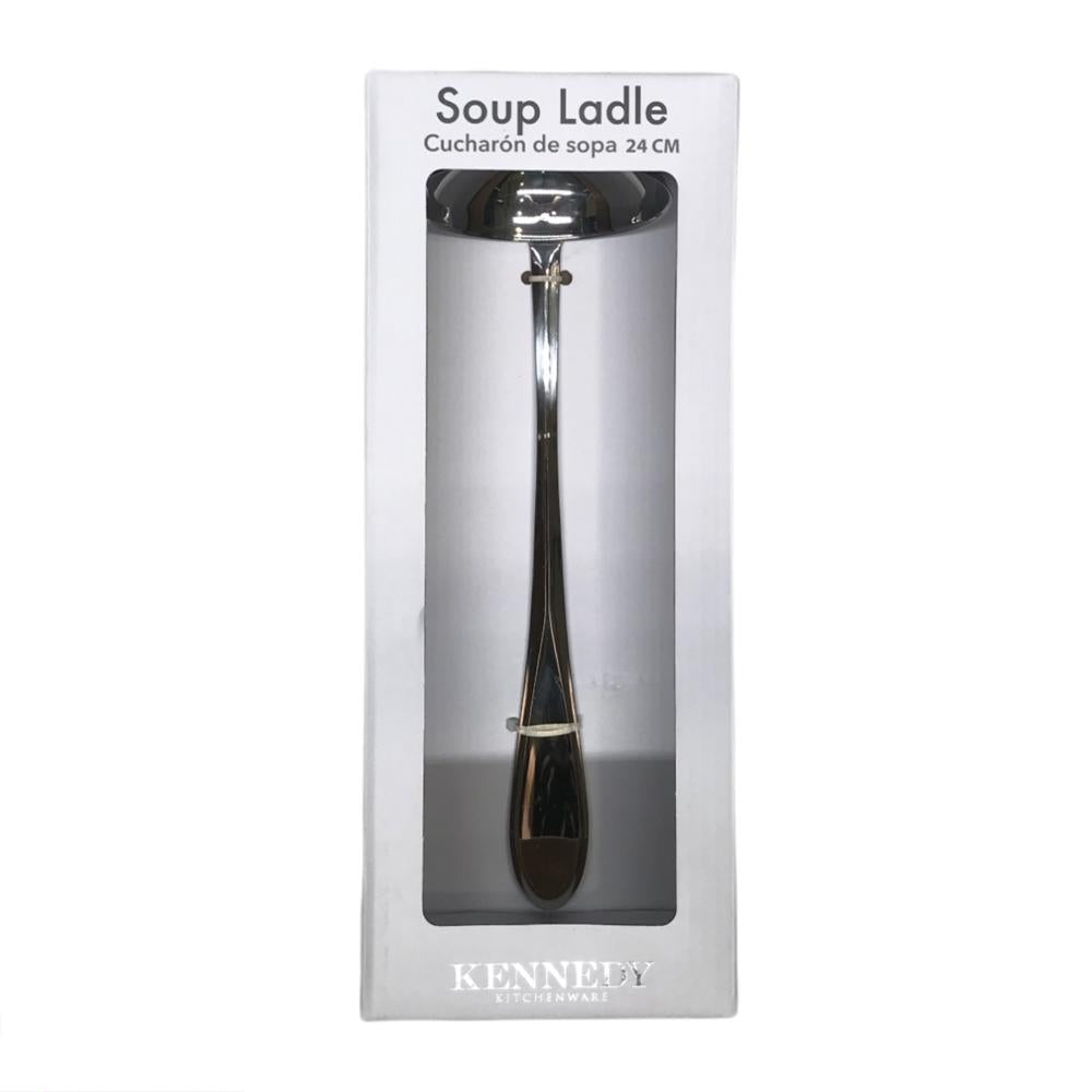 Cucharon Para Sopa Kennedy de Acero Inoxidable 26 cm