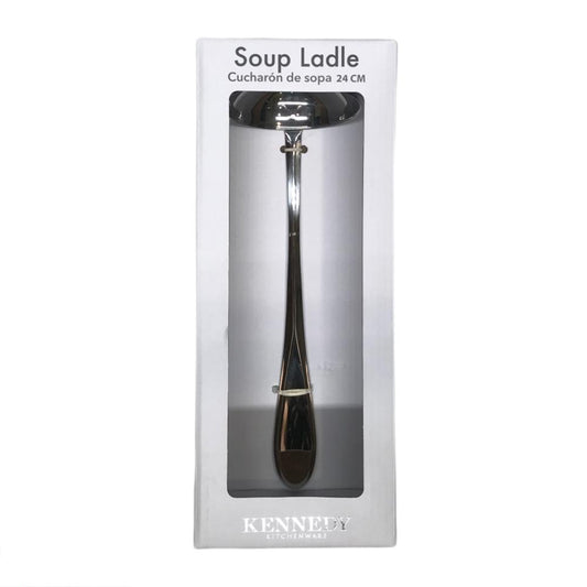 Cucharon Para Sopa Kennedy de Acero Inoxidable 26 cm