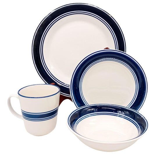 Set de Vajilla Redonda Home Elegance de Cerámica 16 Piezas