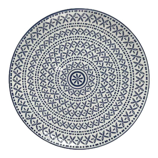 Plato Llano de Cerámica Home Elegance Estampado 8"