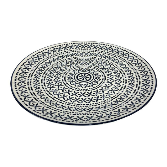 Plato Llano de Cerámica Home ELegance 10"