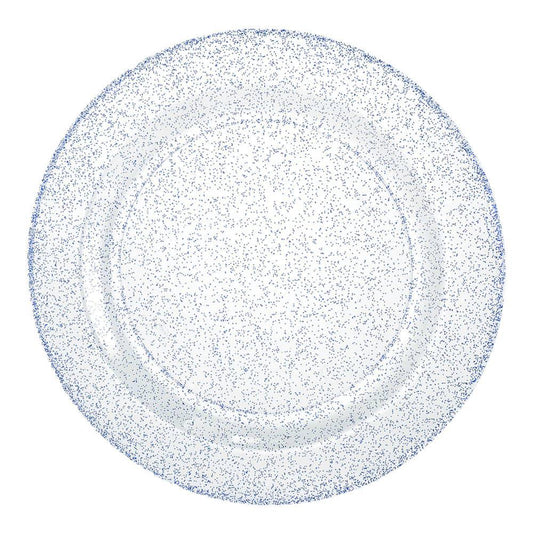 Plato Llano Lillian Plástico Glitter 10 Piezas 10"