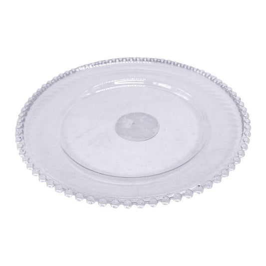 Plato Decorativo Decoré 32 cm x 3 cm Transparente