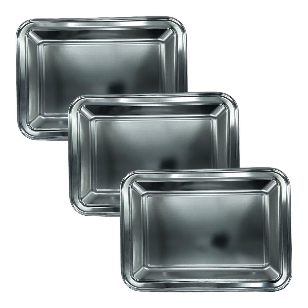 Bandeja Plástica Lilian Rectangular 3 Piezas