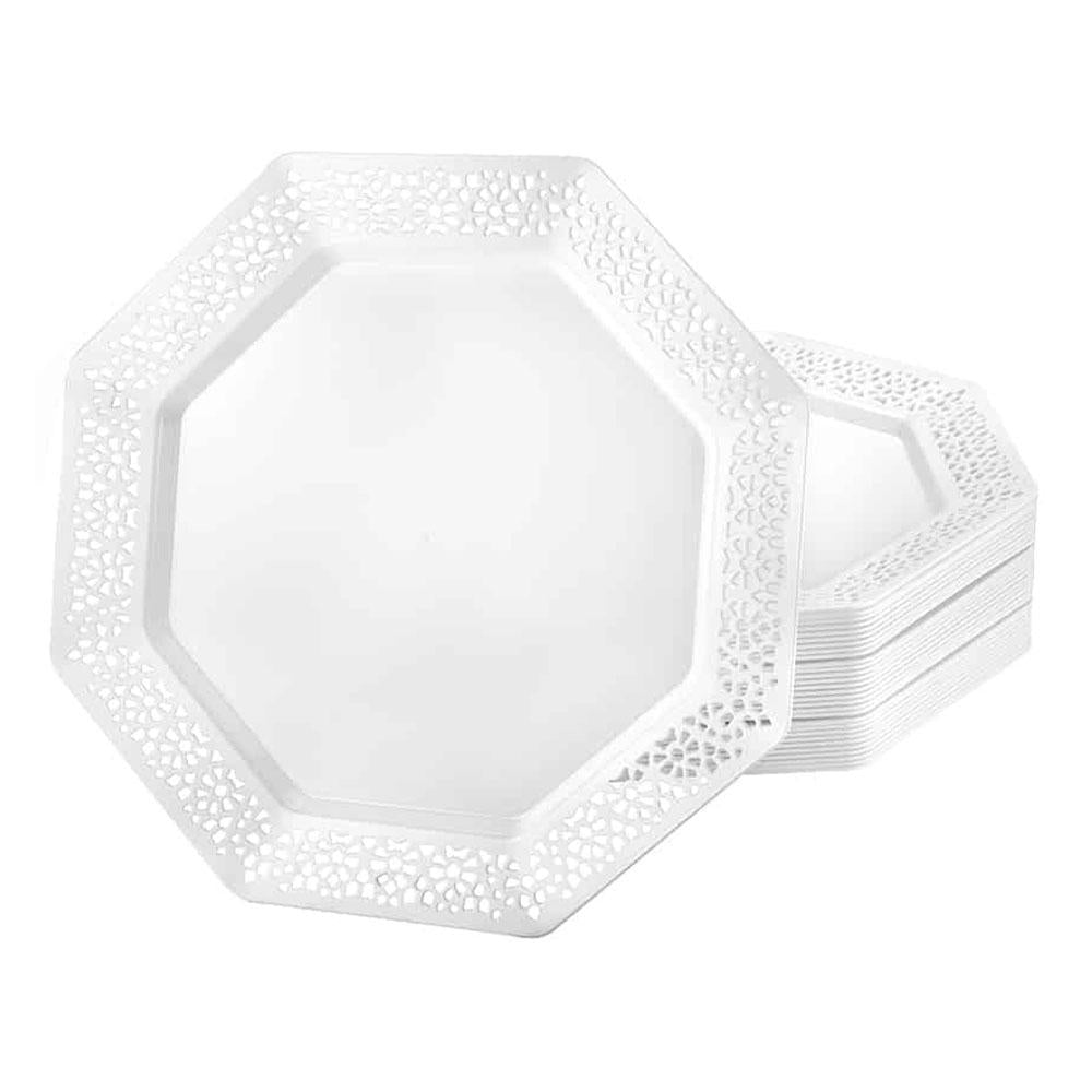 Plato Llano Lillian Plástico Pearl 7.5"