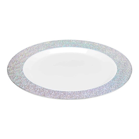 Plato Lillian Silver Desechable 7.5"