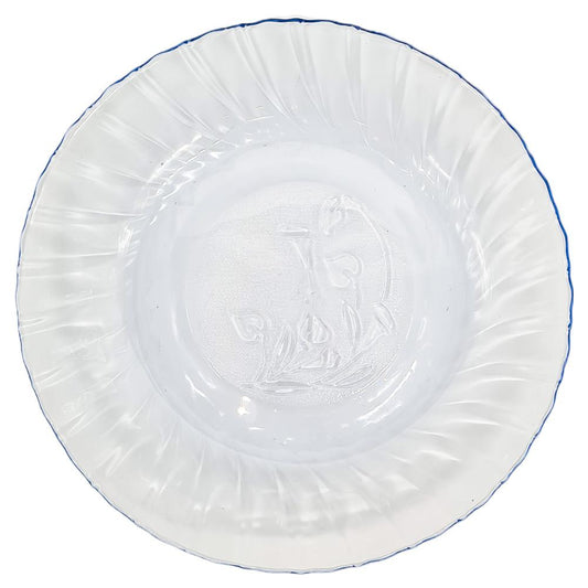 Plato Llano Crisa de Vidrio