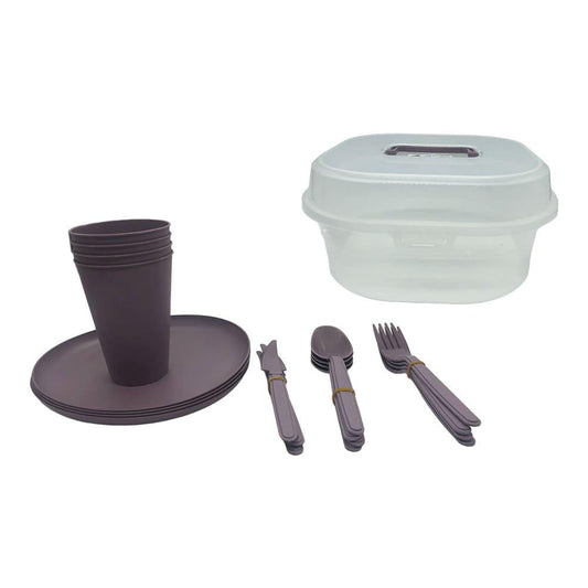 Set de Platos y Cubiertos Beehome 22 Piezas - Surtido