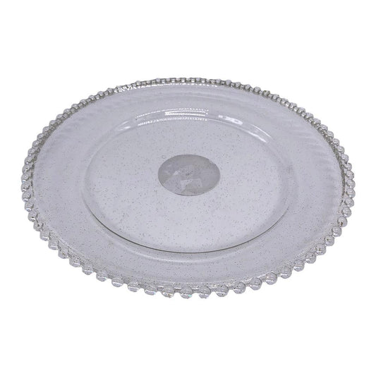 Plato Decorativo Decoré 32 cm x 3 cm Transparente