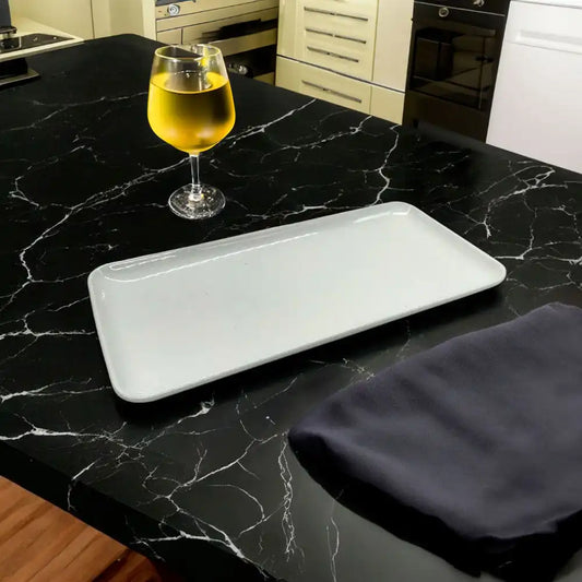 Bandeja Rectangular Ciftcilen Buenos de Porcelana