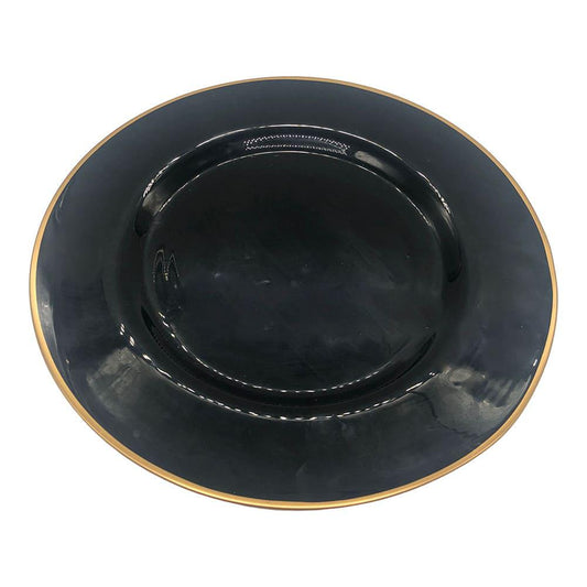 Plato Llano Favorim Group de Vidrio 13"