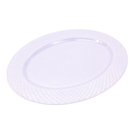 Bandeja California de Melamina Ovalada Wht Med
