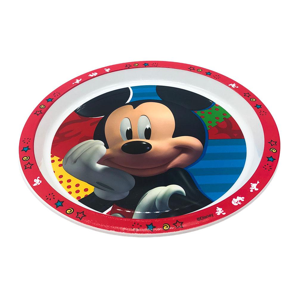 Plato Llano Mickey Mouse de Melamina