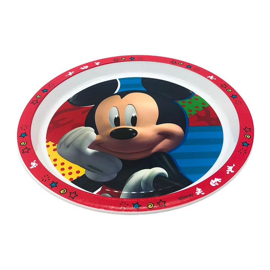 Plato Llano Mickey Mouse de Melamina