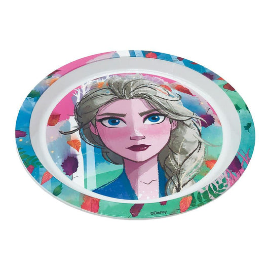Plato Llano Frozen de Melamina