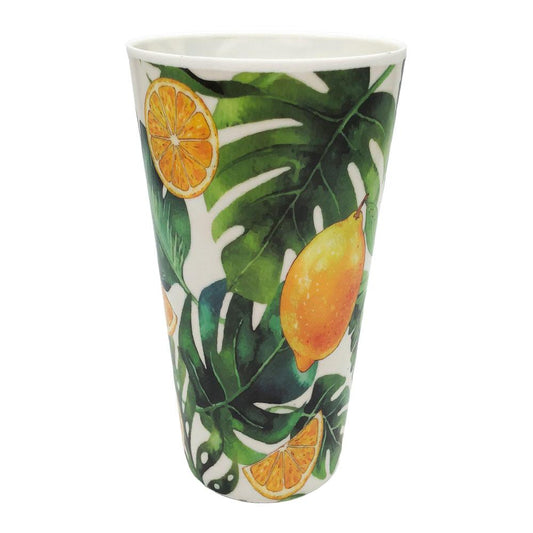 Vaso Fine Casa Melamina Estamp Naranja