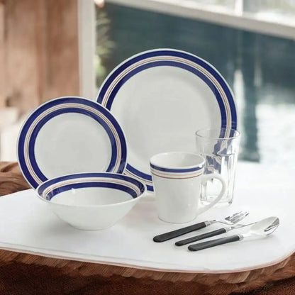 Vajilla de Cerámica Gibson All You Need – 32 Piezas / Estampado