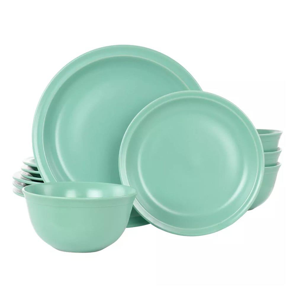 Vajilla de Cerámica Gibson Gres Siam 12 Piezas