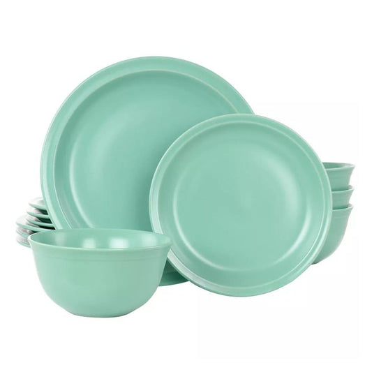 Vajilla de Cerámica Gibson Gres Siam 12 Piezas