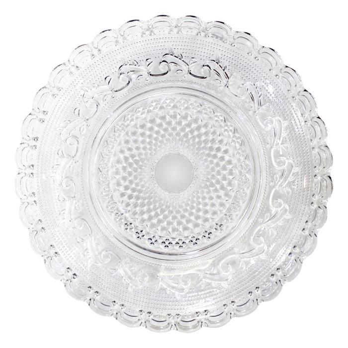 Plato Kennedy Home 12" Vidrio Clear