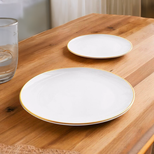 Platos de Plástico Lillian Reutilizable 32 Piezas