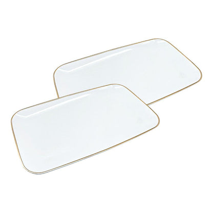 Bandeja Para Servir Lillian Rectangular 2 Piezas