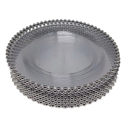 Platos Llanos Lillian Reutilizables 10 Piezas