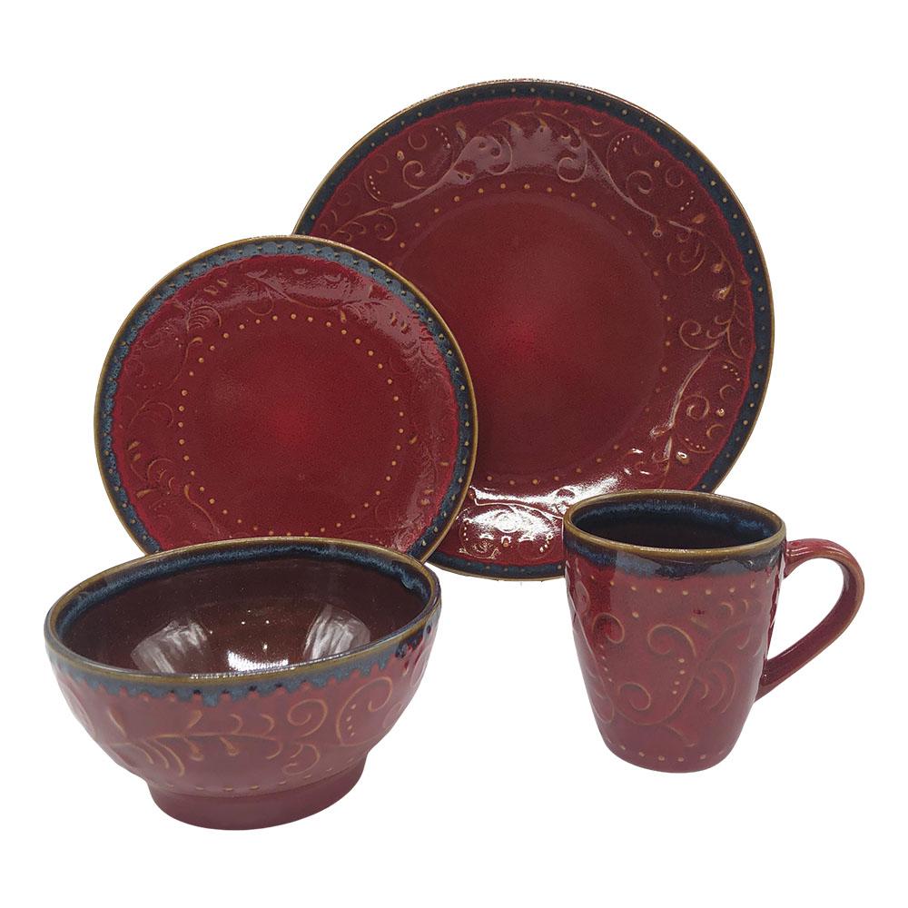 Juego de Vajilla Table Tops Gallery Smithfield 16 Piezas