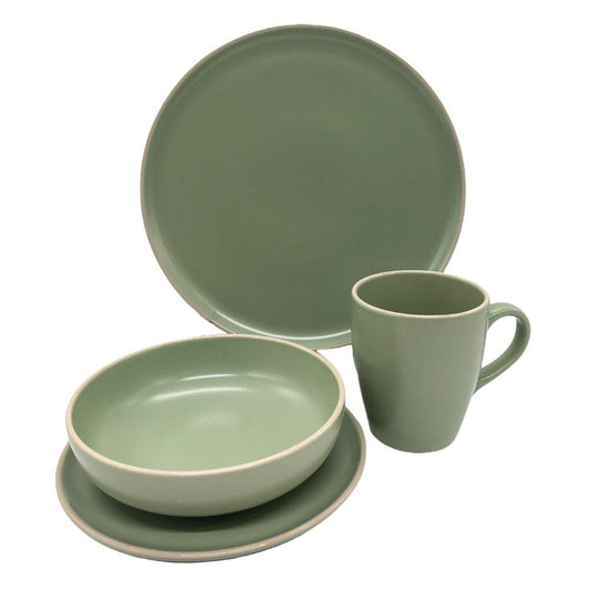 Vajilla Serenade Mint Gibson 16 Piezas