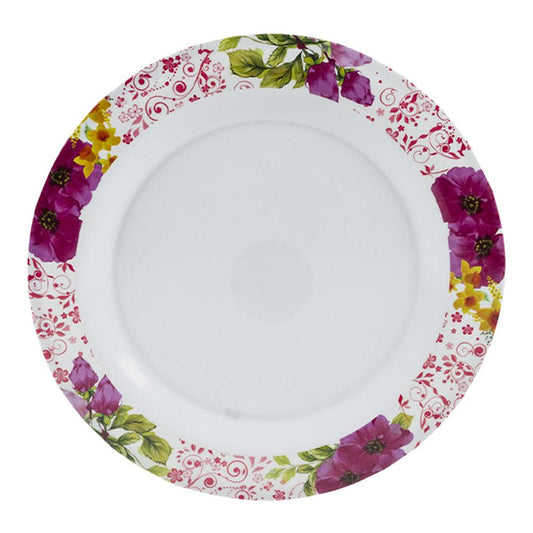 Plato Llano Simply Home de Melamina Floral 10"