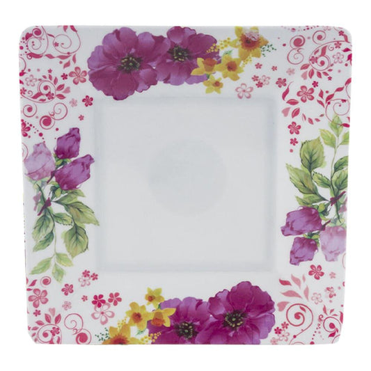 Plato Para Ensalada Simply Home Melamina Flower 8"