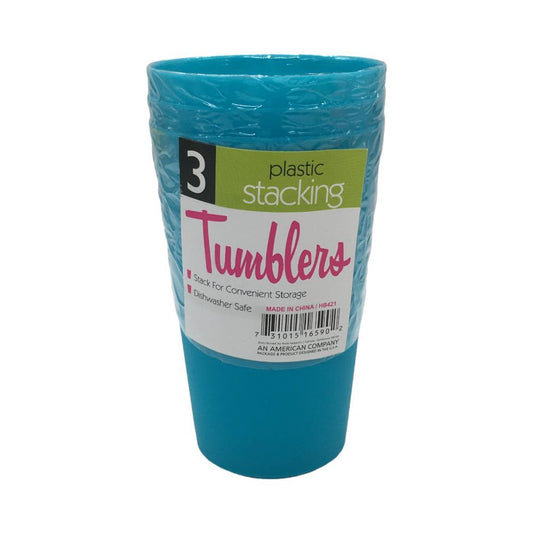 Vasos Plasticos Home Decor Set 3Pz 12 Oz Surtido