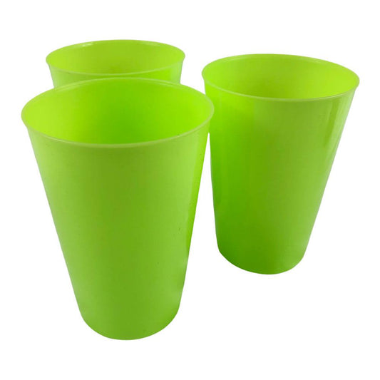 Vasos Plástico Home Elegance 13 cm x 9 cm 3 Piezas - Surtido