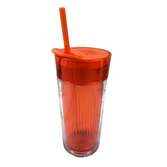 Vaso Acrílico Con Tapa y Carrizo Kole 15 oz - Surtido