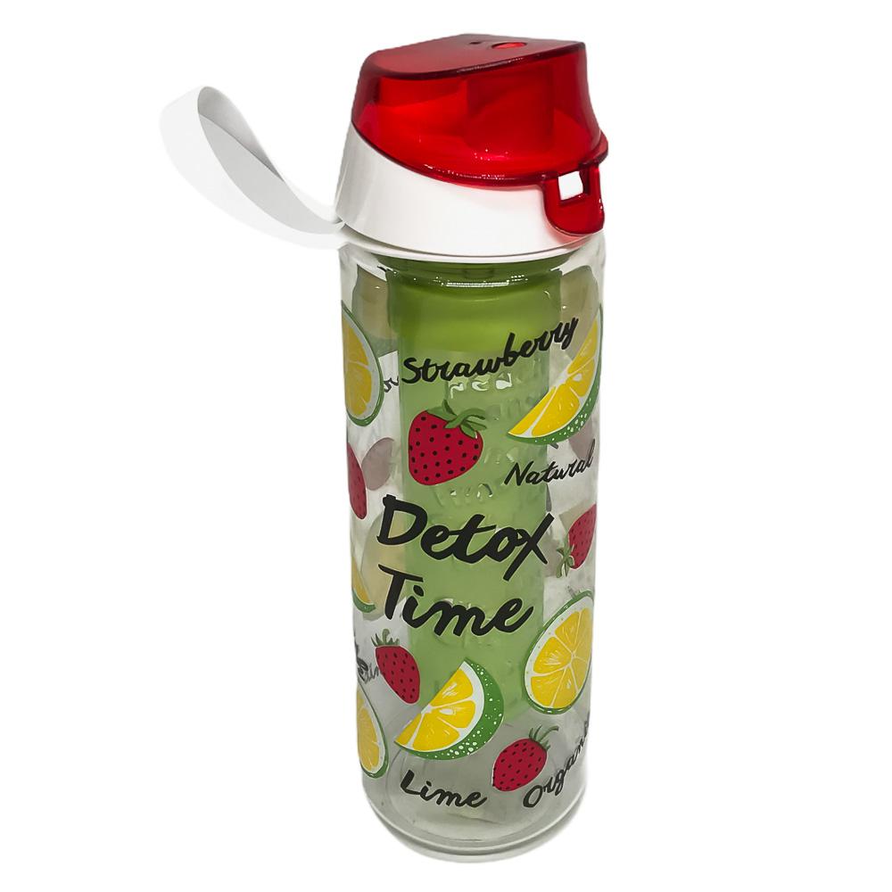 Botella Plástica Herevin Estampada Strawberry 0.65 L