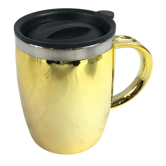 Taza de Aluminio Home Elegance Con Tapa - Surtida