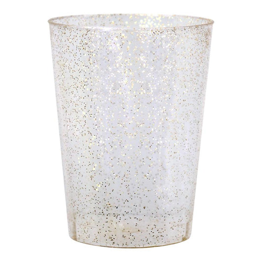 Vasos Lillian Plástico Glitter 20 Piezas 10 Oz