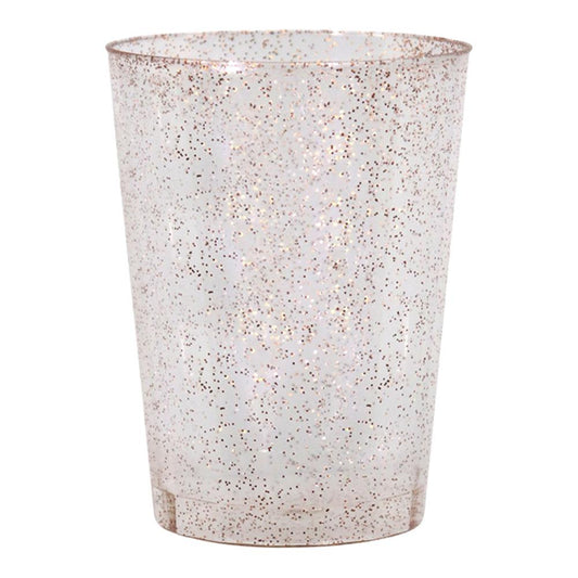 Vasos Lillian Plástico Glitter 20 Piezas 10 Oz