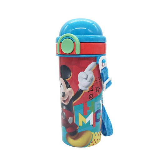 Botella Plástica Mickey Mouse Cicular 500 Ml