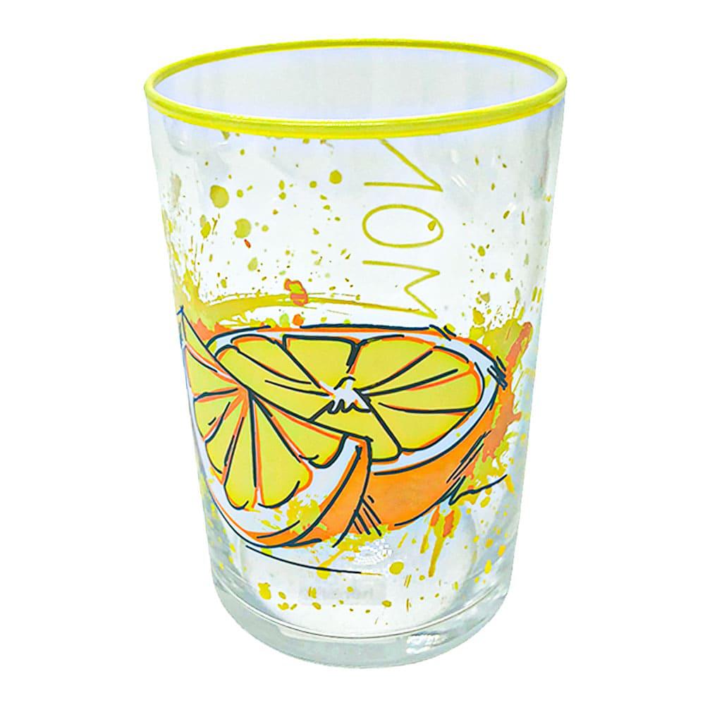 Vaso Vidrio Herevin 17Oz Estampado Frutas