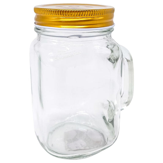 Jarra Mason Home Elegance de Vidrio 13 cm x 7 cm