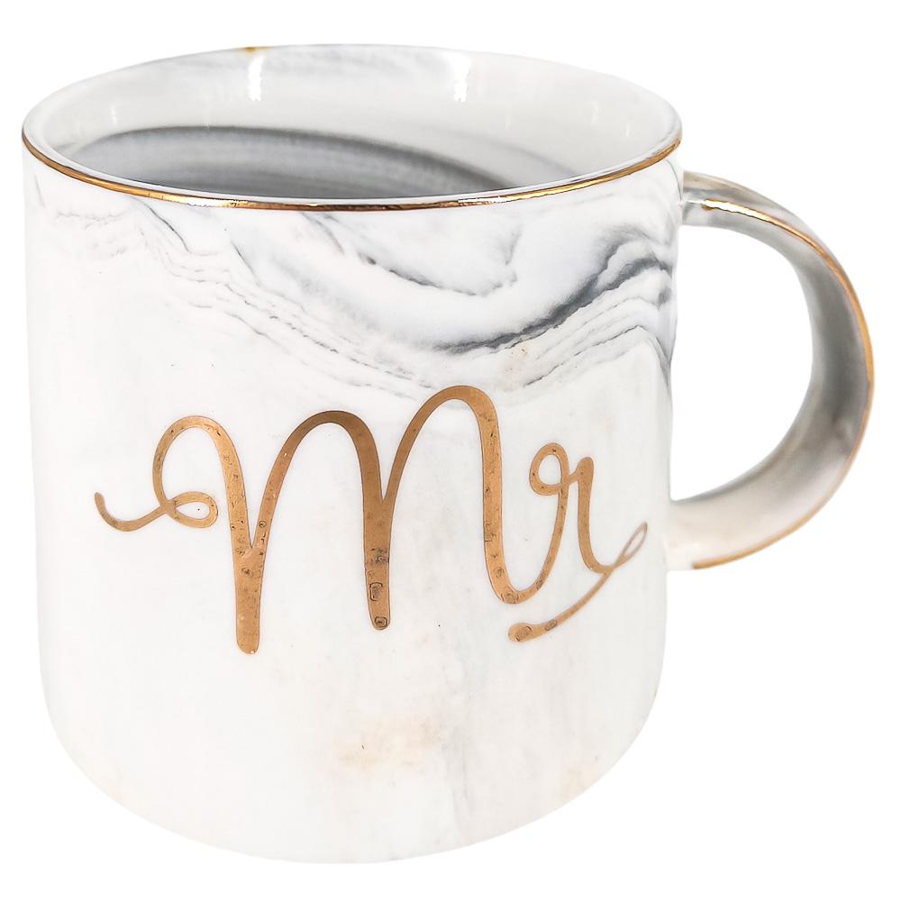 Taza Home Elegance Cerámica Mr & Mrs - Surtido