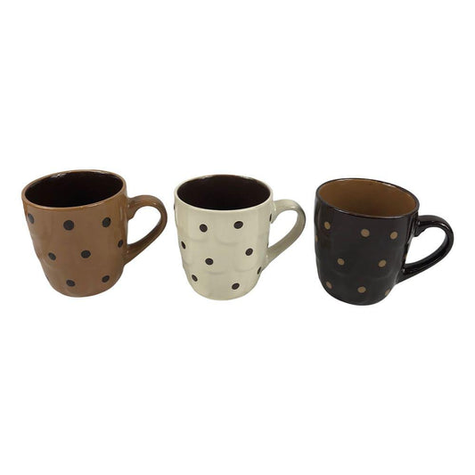 Taza de Cerámica Home Elegance 3 Piezas 8 cm x 8 cm - Surtido