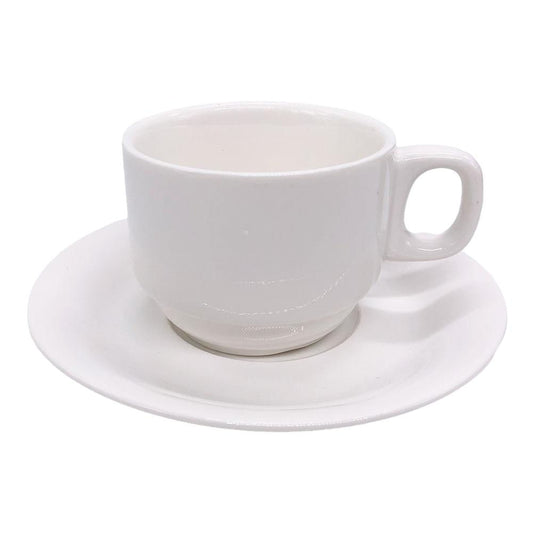 Taza Con Plato Home Elegance de Cerámica