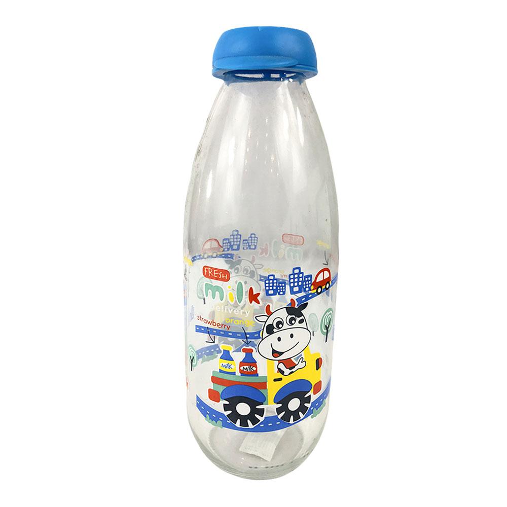 Botella de Vidrio Herevin con Tapa Train 1 L