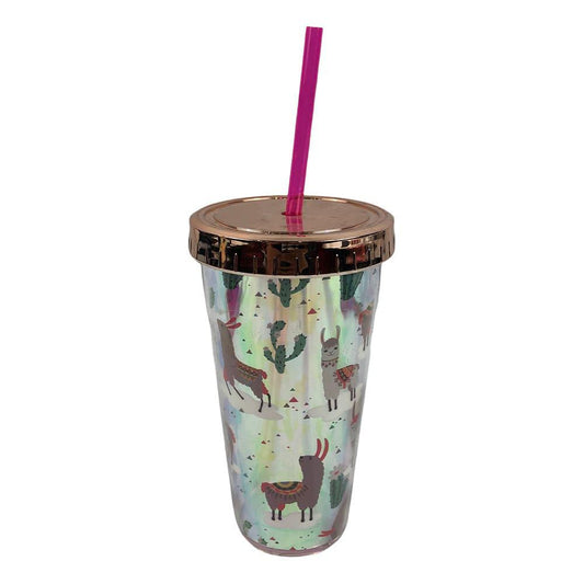 Vaso Acrílico Con Tapa y Carrizo Home Elegance 16 cm x 9 cm - Surtido