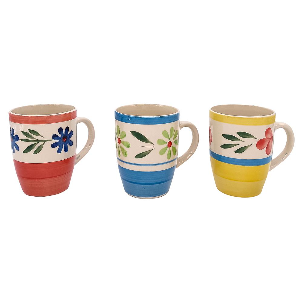 Taza de Cerámica Home Elegance 3 Piezas 10 oz