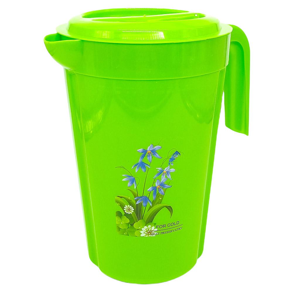 Jarra Plástica Con Tapa Homestar 10'' x 6.5'' - Surtido