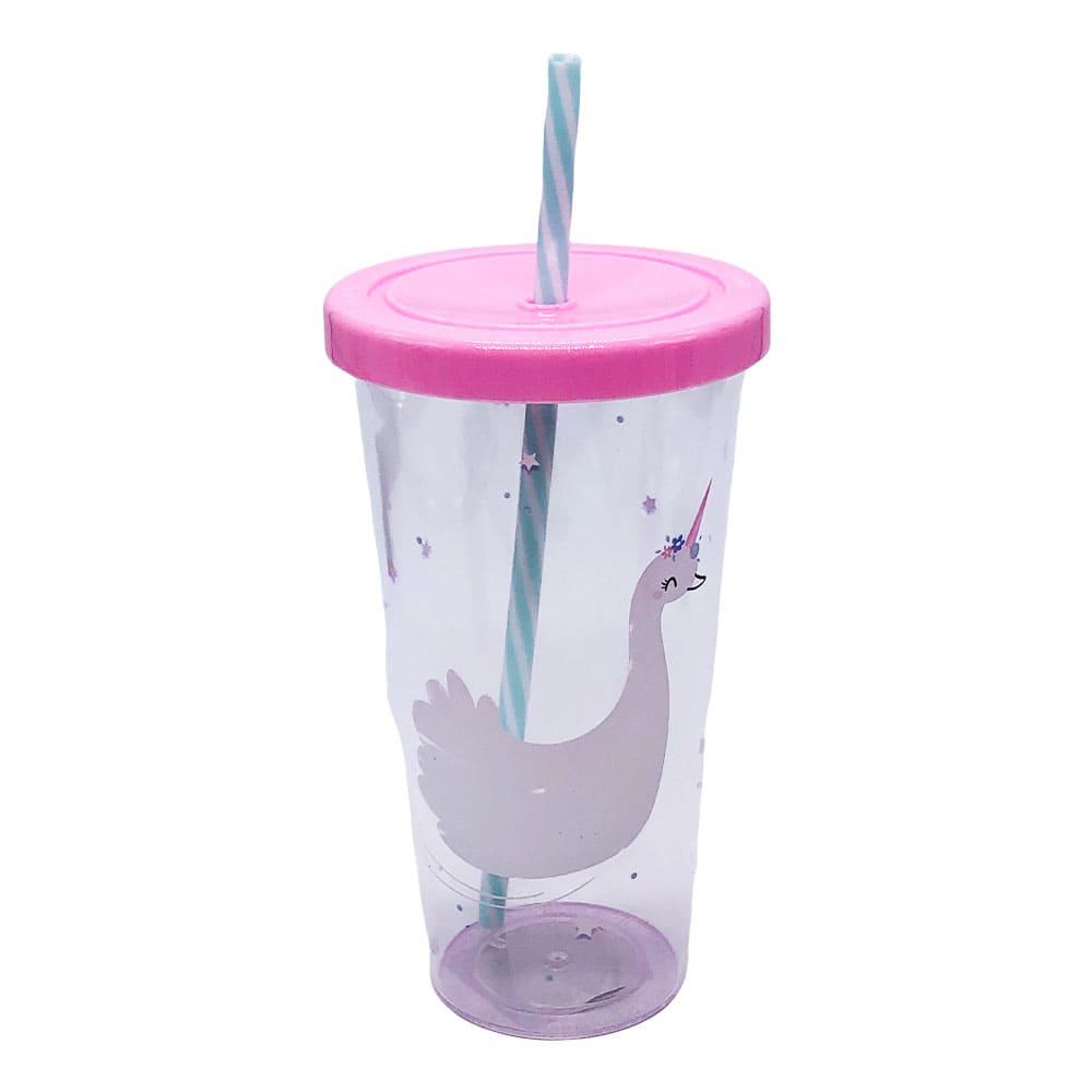 Vaso Plástico Hallmark Con Tapa 600 ml