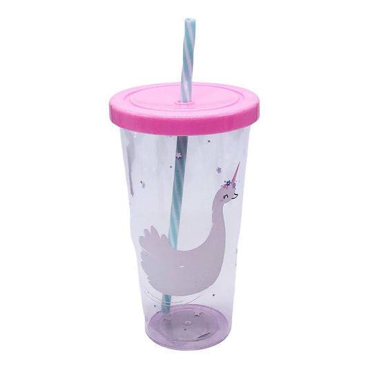 Vaso Plástico Hallmark Con Tapa 600 ml